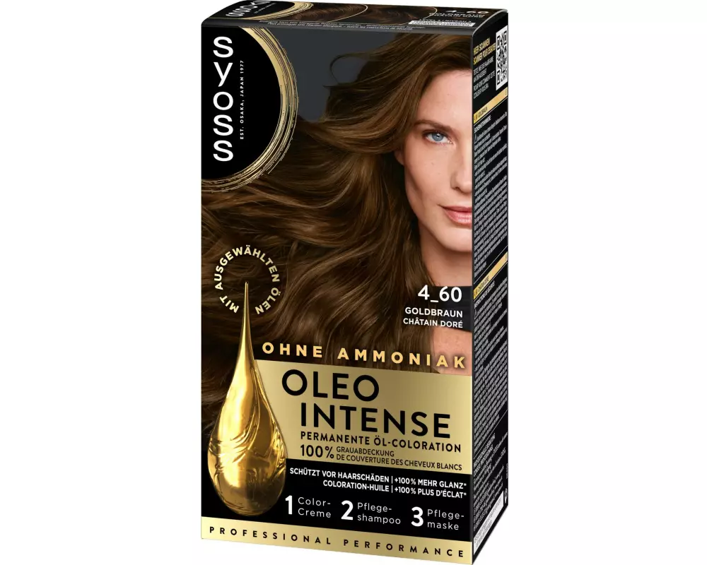 Syoss oleo intense Haarcoloration Oleo Intense 4-60 Goldbraun