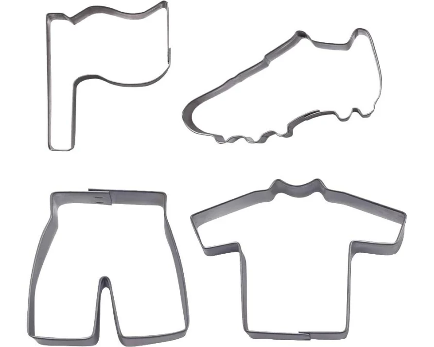 Städter Guetzli-Ausstecher Fussball-Fieber Fussball, 4-teiliges Set