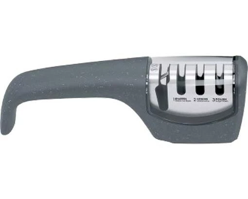 Zyliss Messerschärfer Knife Sharpener Grau