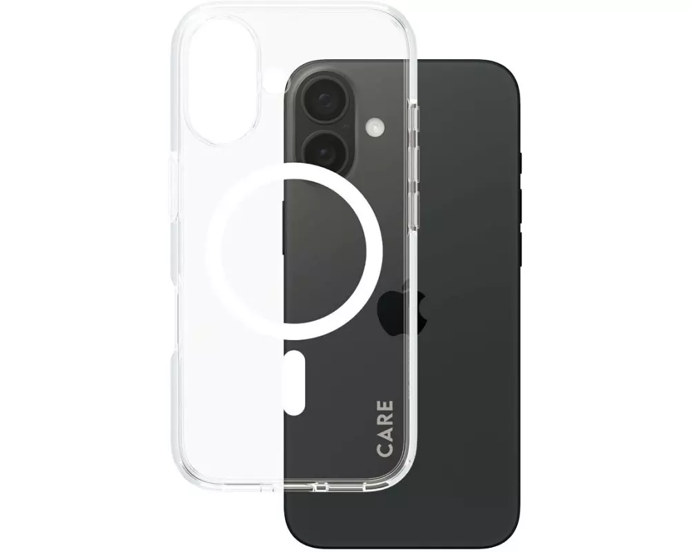 CARE Back Cover Flagship iPhone 16 Weiss