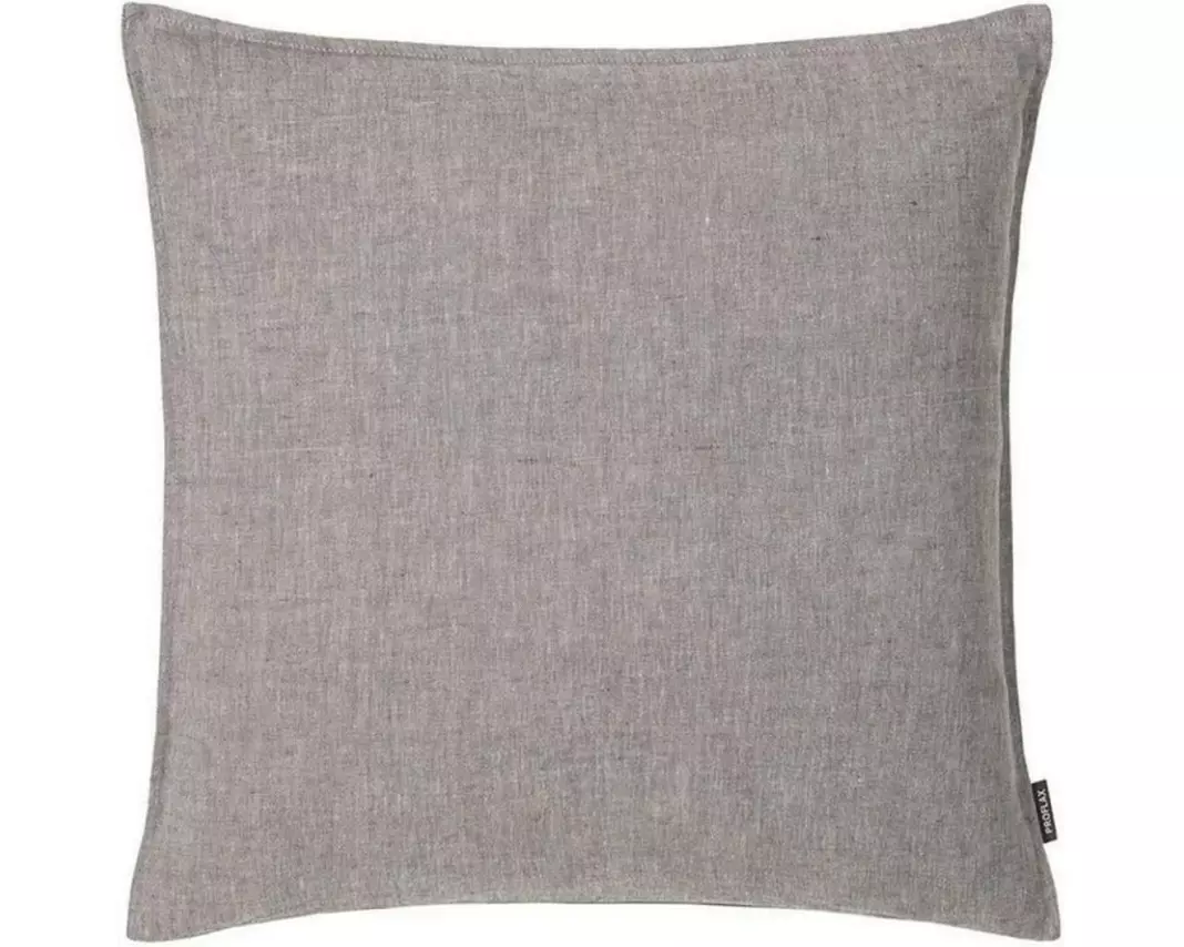 PROFLAX Kissenbezug Leinen 50 x 50 cm, Grau
