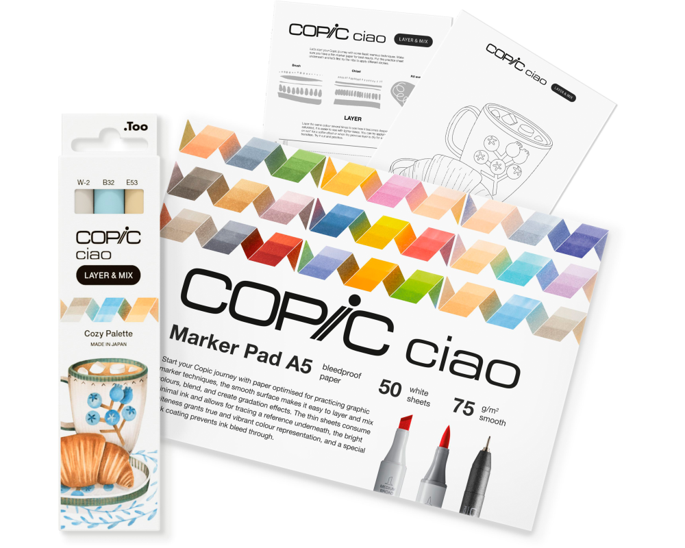 COPIC Marker Ciao 220750205 Cozy Palette 3 Stück