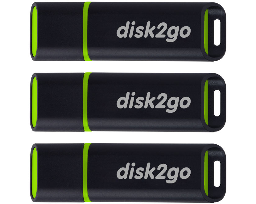 DISK2GO USB-Stick passion 2.0 16GB 30006496 USB 2.0 3 Pack