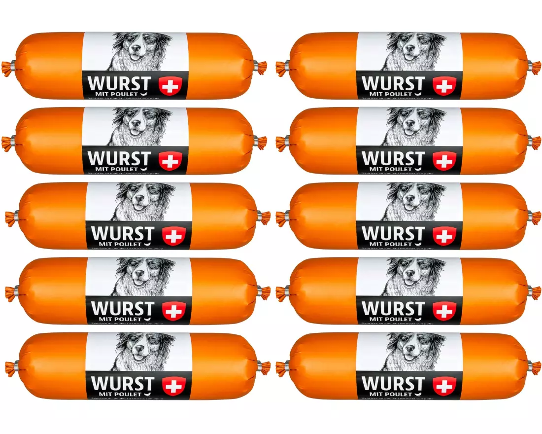 naturaDog Nassfutter Poulet Terrine, 10 x 400 g