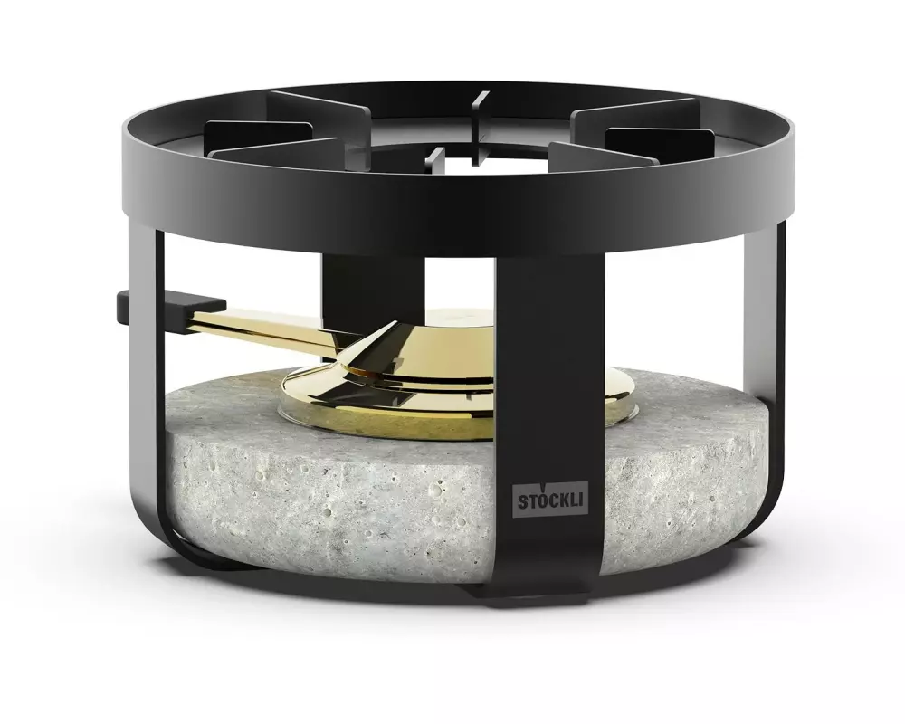 Stöckli Fondue-Rechaud Pilatus Schwarz