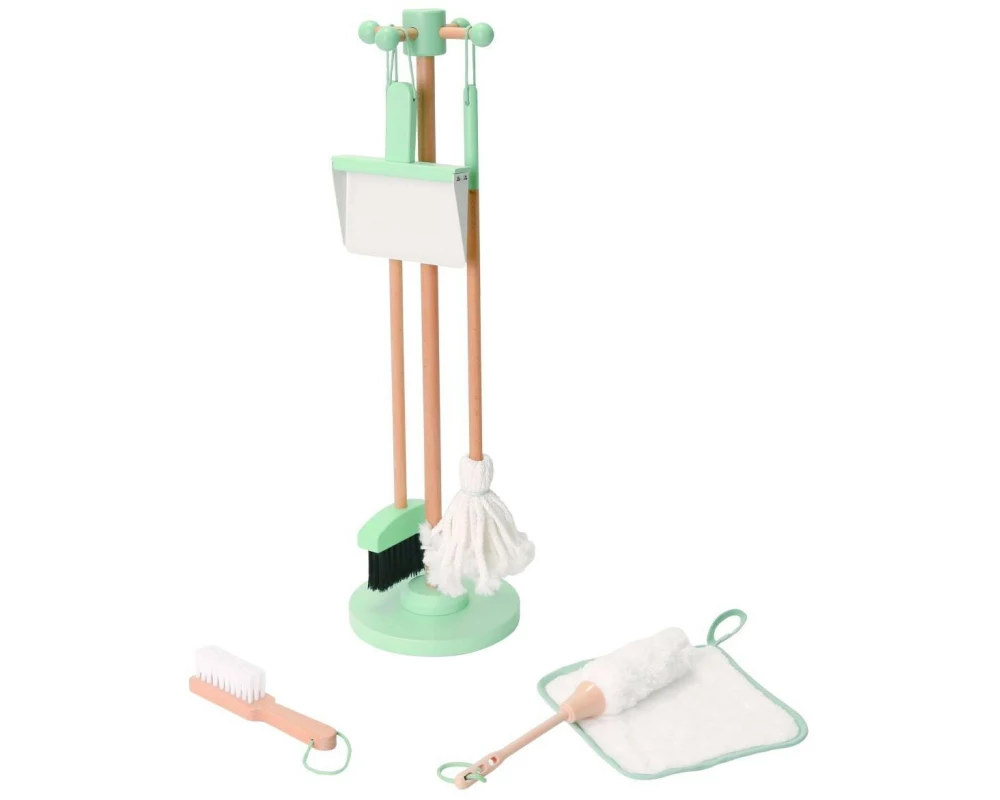 Spielba Holzspielwaren Reinigungs-Spielzeug Reinigungsset