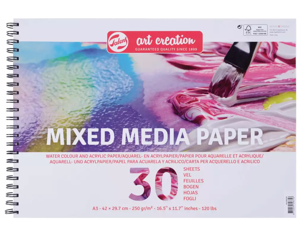 Talens Malblock Mixed Media A3