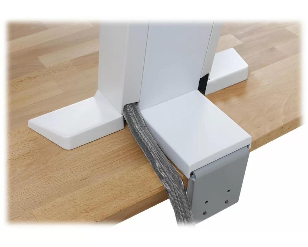 ERGOTRON desk stand, WorkFit-SR dual monitor, adjustable 58cm, 24 inch, 11,4kg, lift, tilt, rotate, white