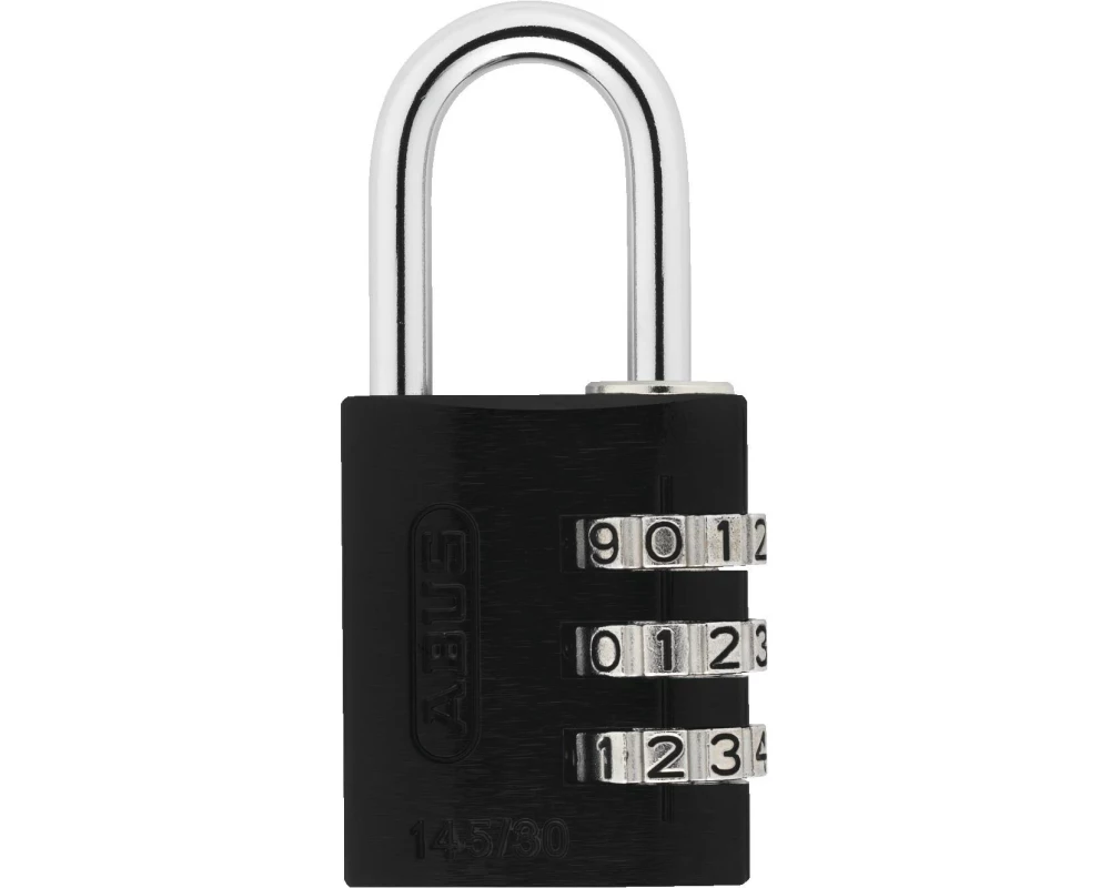Abus 145 Schwarz Aluminium/Stahl