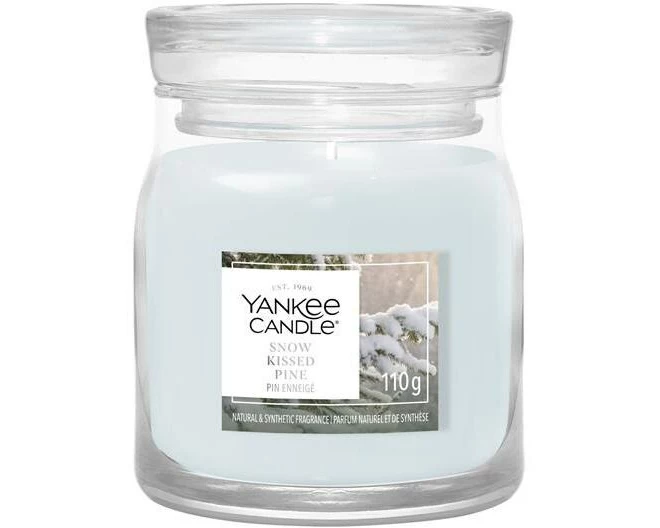 Yankee Candle Signature Duftkerze Snow Kissed Pine Small Jar
