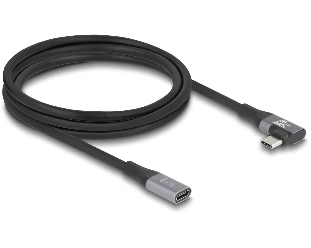 Delock USB-Kabel 20 Gbps PD 3.1 240 W USB-C - USB-C 2 m