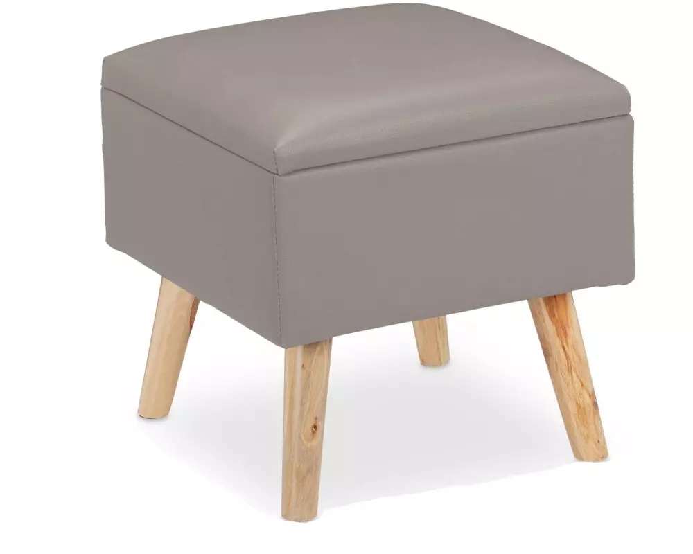 relaxdays Hocker Hellgrau