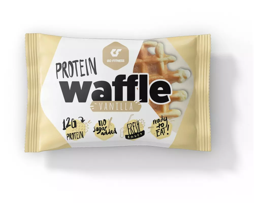 Go Fitness Nutrition Protein Waffle 1 x 50 g, Vanille
