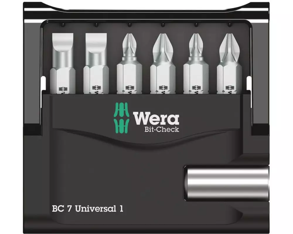 Wera Bit-Set Bit-Check 7 Universal 1, 7-teilig