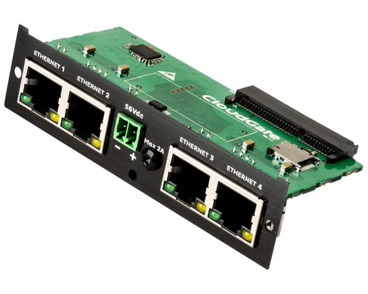 OPTION Ethernet expansion Card w. PoE 4