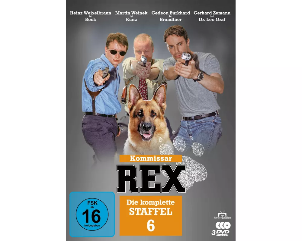 Kommissar Rex - Die komplette 6. Staffel (3 DVDs)