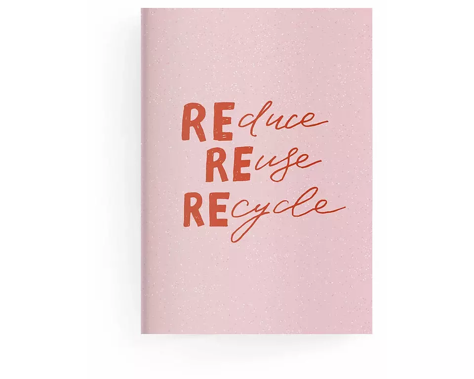 Green Vibes 10,5x14,8 cm - GreenLine Booklet - 48 Seiten, Punktraster und blanko - Softcover - gebunden