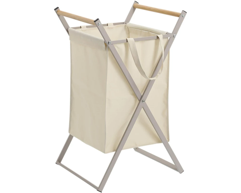 Zeller Present Wäschesammler 36.2 x 35 x 68.5, Beige