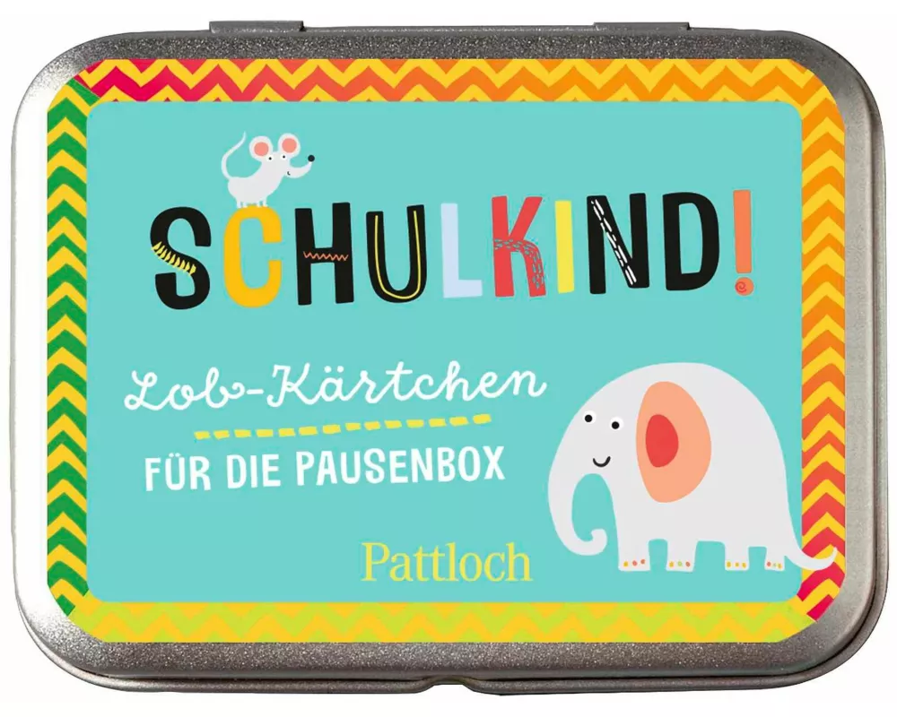 Schulkind! Lob-Kärtchen für die Pausenbox