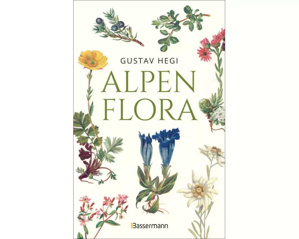 Alpenflora - der erste umfassende Naturführer der alpinen Pflanzenwelt. Über 260 detaillierte, handgezeichnete Illustrationen und genaue Beschreibunge