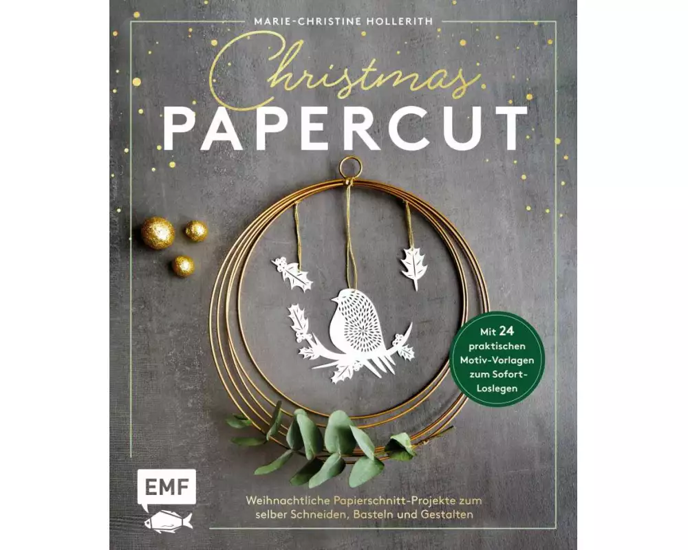 Christmas Papercut – Weihnachtliche Papierschnitt-Projekte zum schneiden, basteln und gestalten