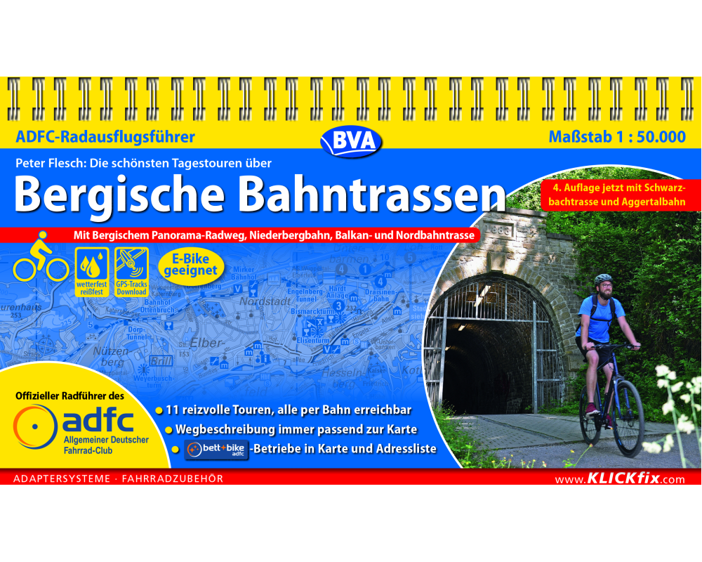 BVA ADFC Radausflugsführer Bergische Bahntrassen