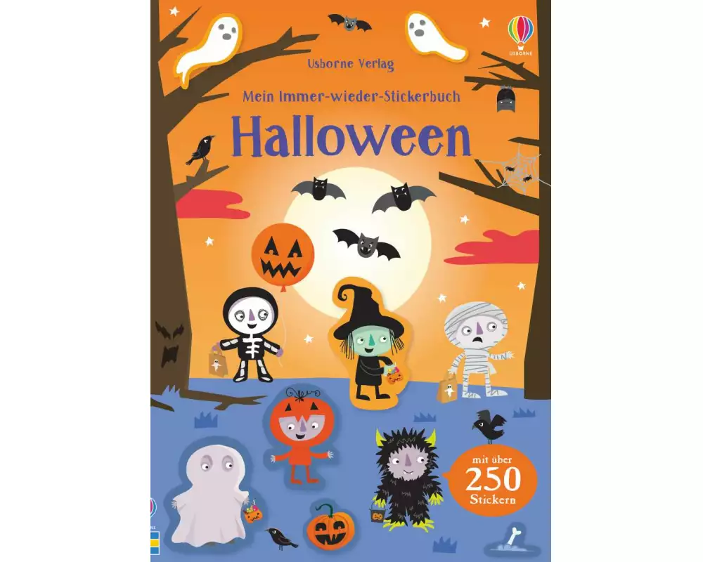 Mein Immer-wieder-Stickerbuch: Halloween