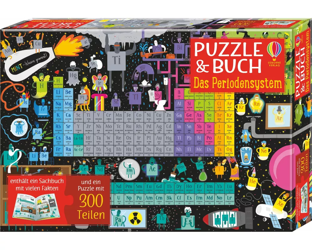 MINT - Wissen gewinnt! Puzzle und Buch: Das Periodensystem