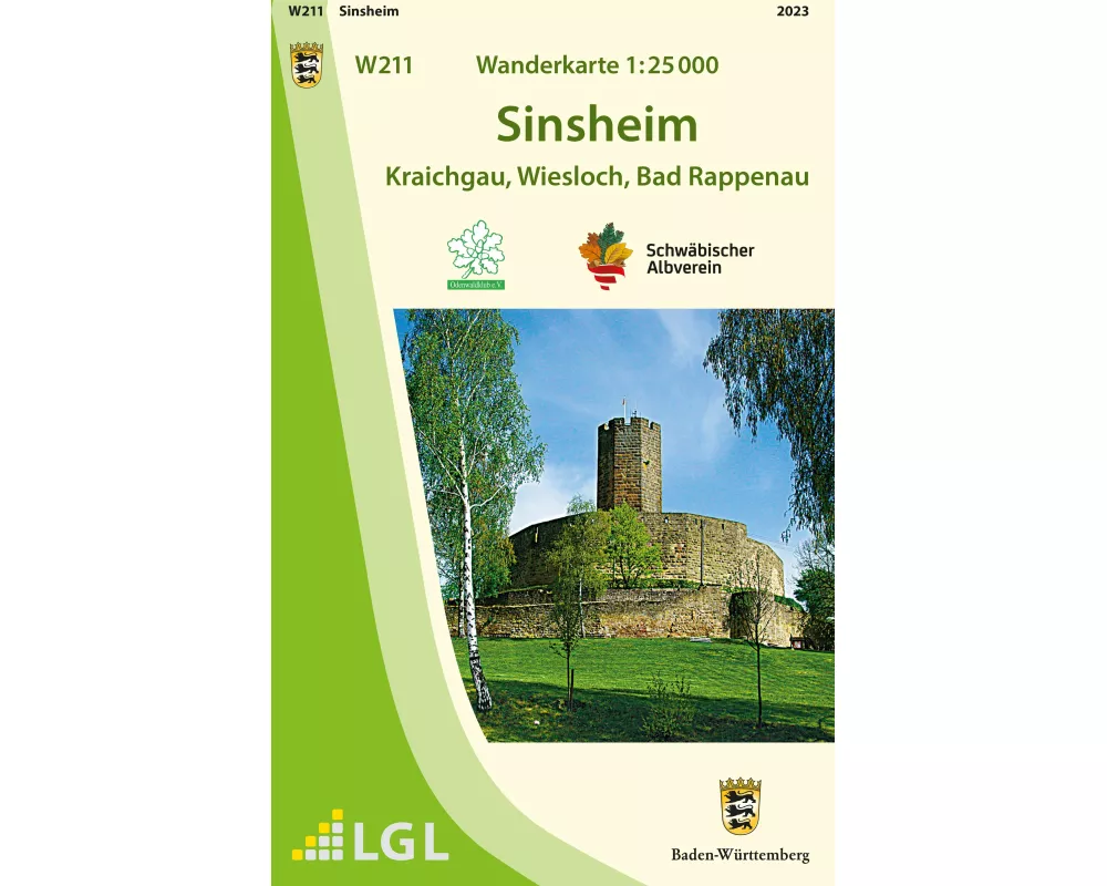 W211 Wanderkarte 1:25 000 Sinsheim