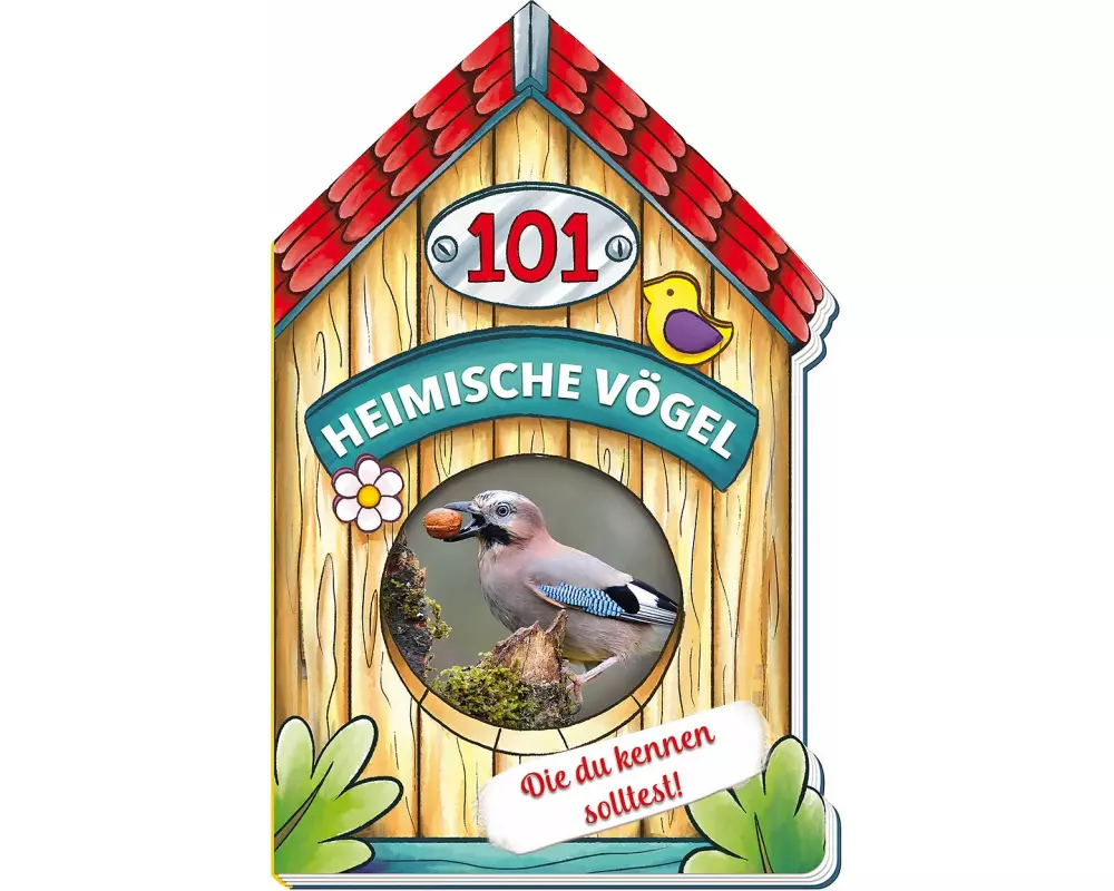 Trötsch Buch in Hausform 101 Heimische Vögel von A bis Z, die du kennen solltest