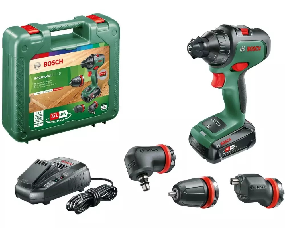 Bosch Akku-Bohrschrauber AdvancedDrill 18 Kit