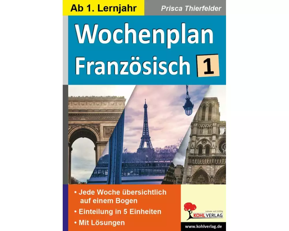 Wochenplan Französisch / ab 1. Lernjahr