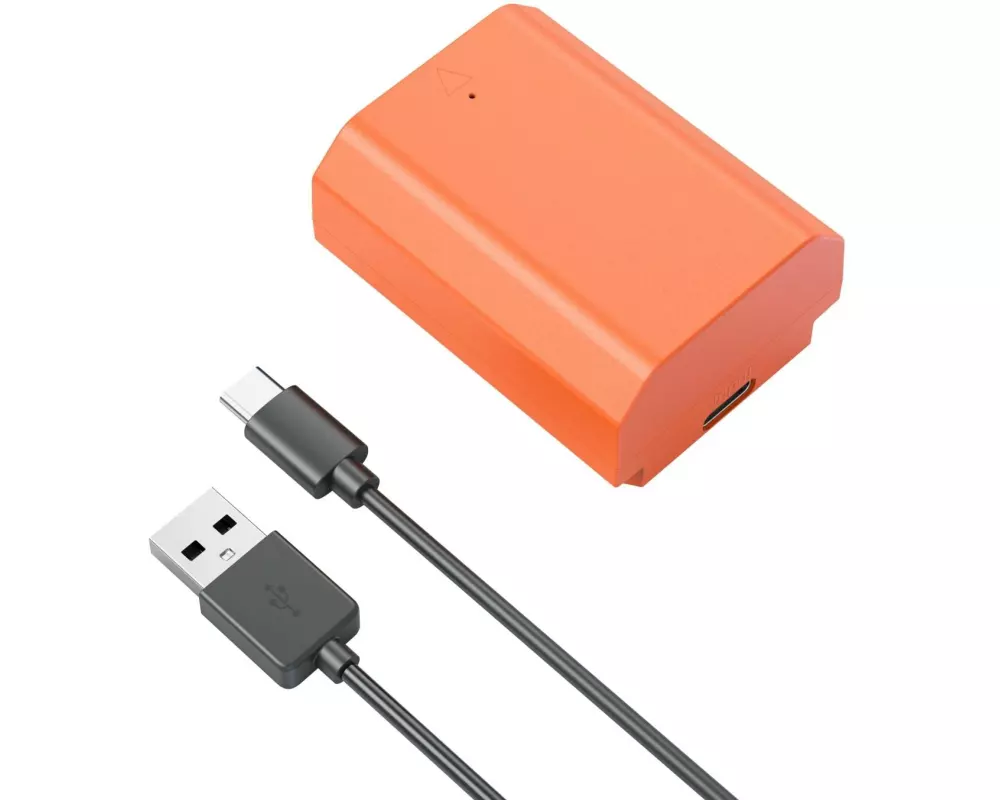 Smallrig Digitalkamera-Akku NP-FZ100 USB-C Orange