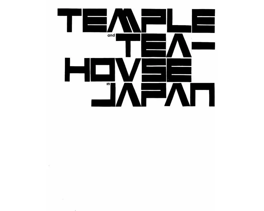 Temple and Teahouse in Japan