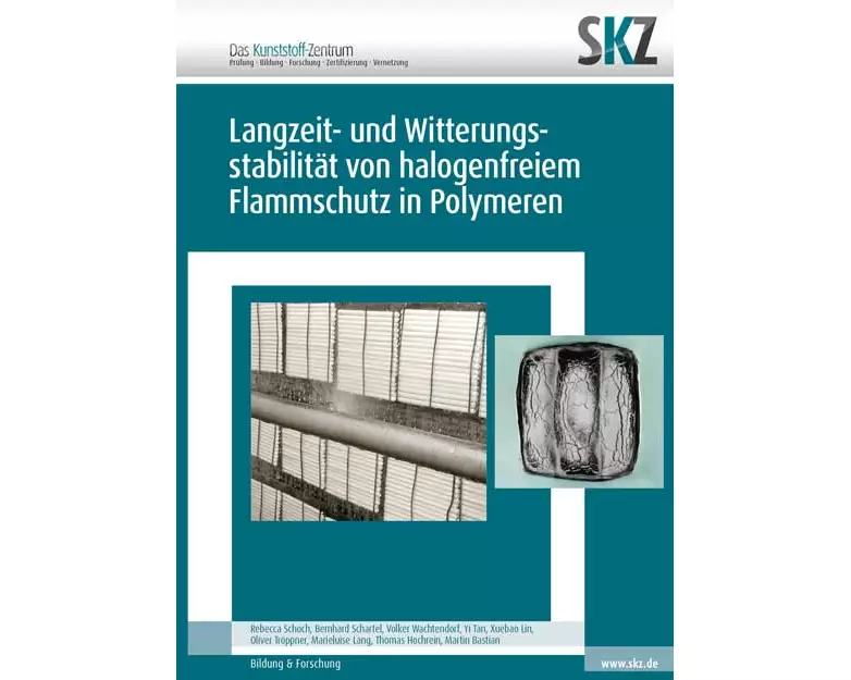 Langzeit- und Witterungsstabilität von halogenfreiem Flammschutz in Polymeren
