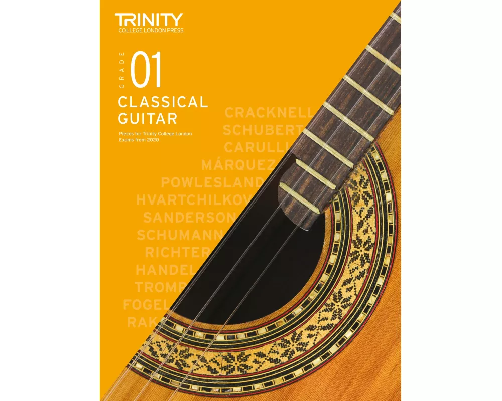Trinity College London Classical Guitar Exam Pieces From 2020: Grade 1