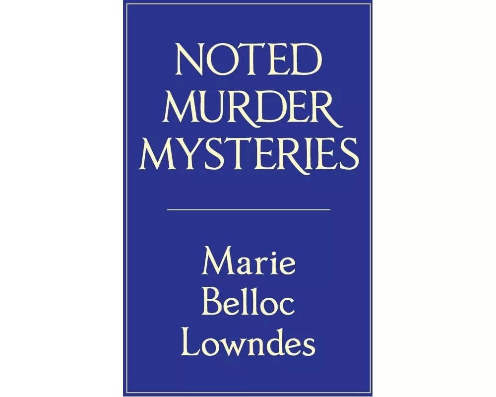 Noted Murder Mysteries