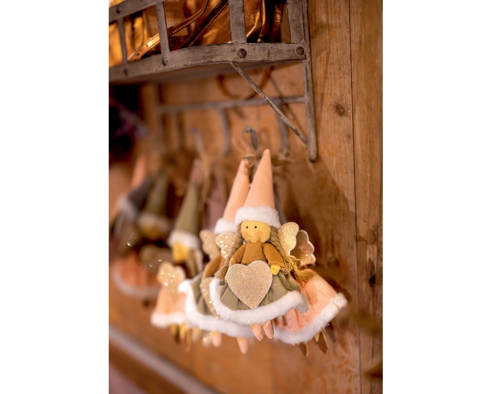 ART BULA Weihnachtskarte 12x17.5cm 12BU3529 Engel mit Herz