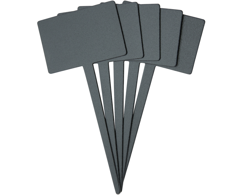 SECURIT Gartenstecker SILHOUETTE TAG-RECTANGLE-5 schwarz 18x8x0.1cm