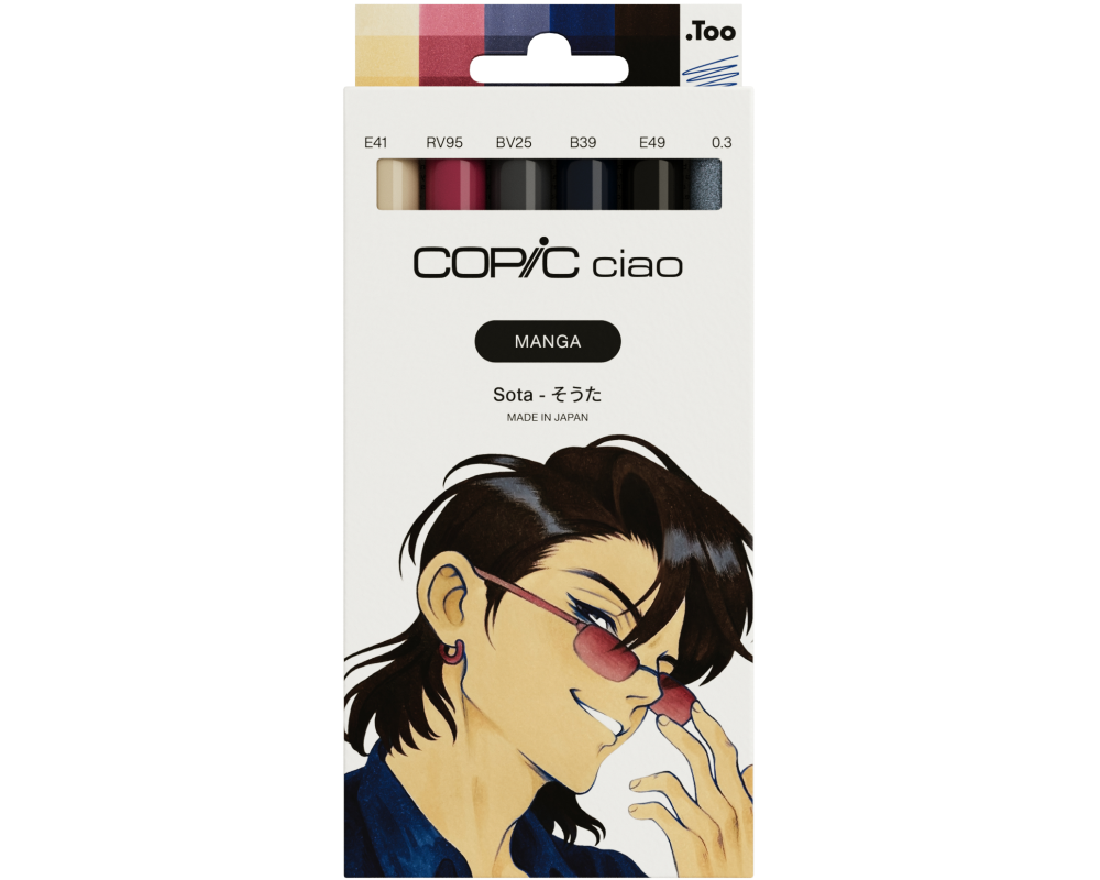 COPIC Marker Ciao Manga Set 22075596 Souta 6 Stück