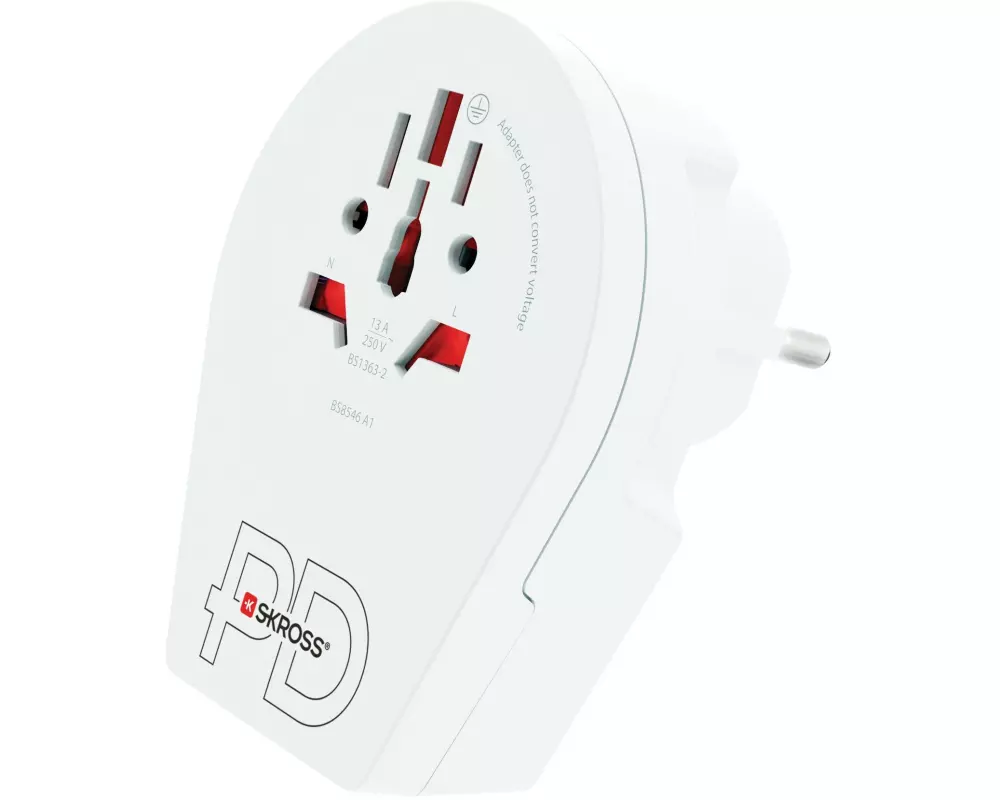 SKROSS Reiseadapter Country World / Europe, USB