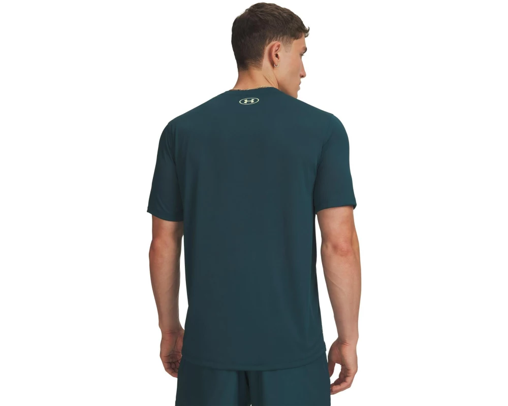 UNDER ARMOUR T-Shirt Tech Play Short Sleeve Grün, XL