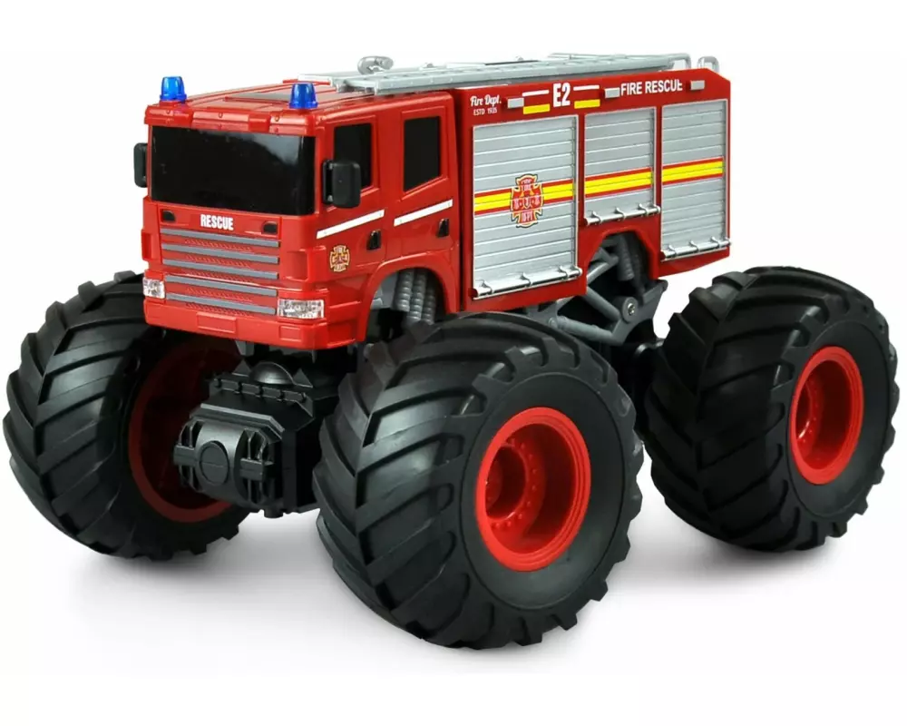 Amewi Monster Truck Feuerwehr Rot, 1:18, RTR