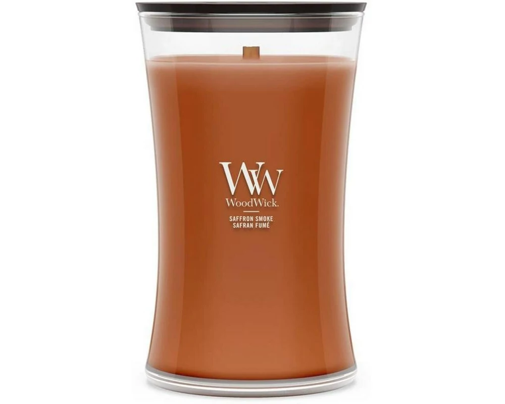 Woodwick Duftkerze Saffron Smoke Large Jar