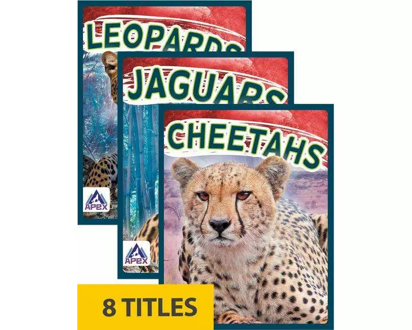 Wild Cats (Set of 8)