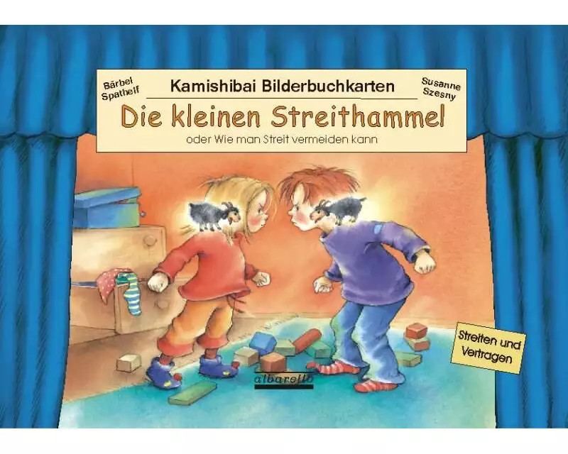 Die kleinen Streithammel, Kamishibai-Bilderbuch-Karten