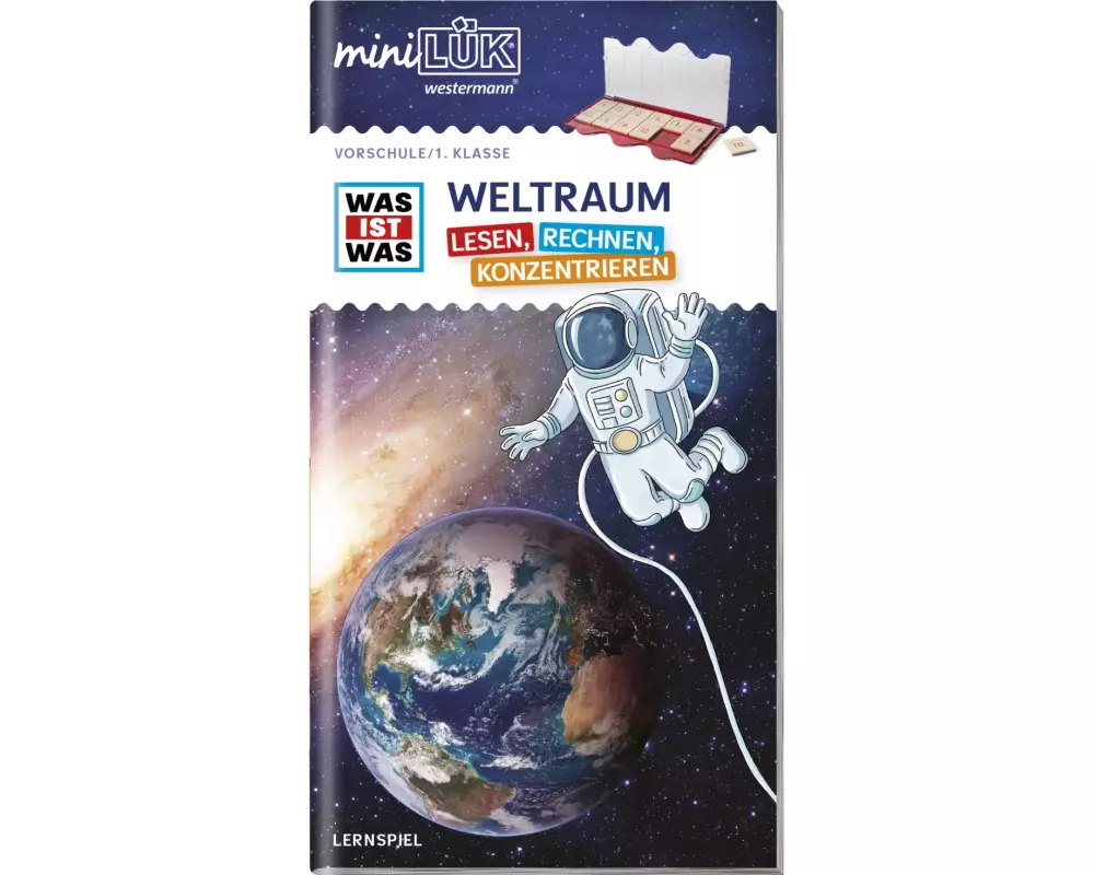 miniLÜK. Kindergarten/ Vorschule: WAS IST WAS WELTRAUM - Lesen, Rechnen, Konzentrieren