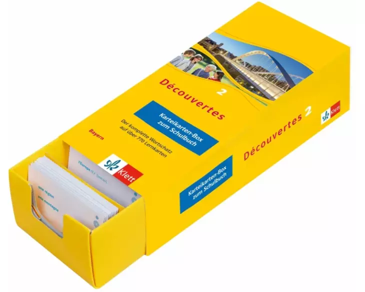 Découvertes 2 Bayern (ab 2017) - Vokabel-Lernbox zum Schulbuch