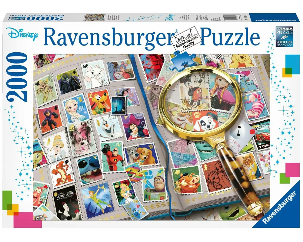Erwachsenenpuzzle 2000 Teile - Disney Classics - Meine liebsten Briefmarken