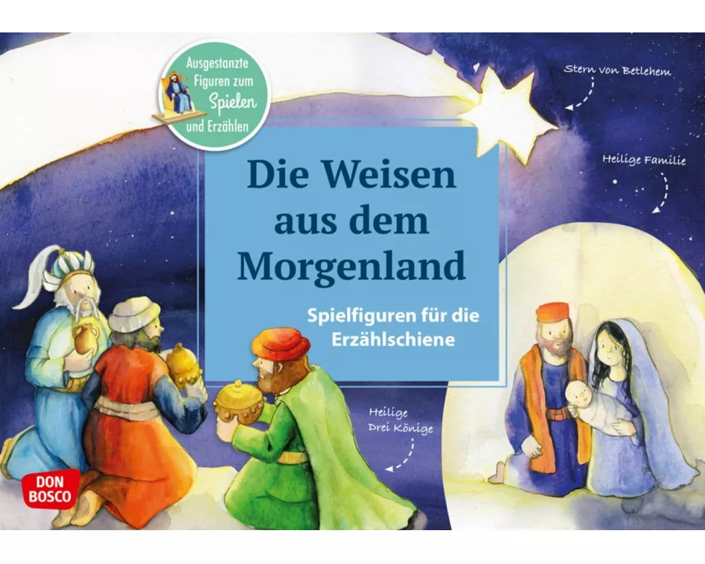 Die Weisen aus dem Morgenland. Erzählschienen-Figurenset